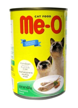 Me-o Canned Sardine in Jelly Cats Food 400g